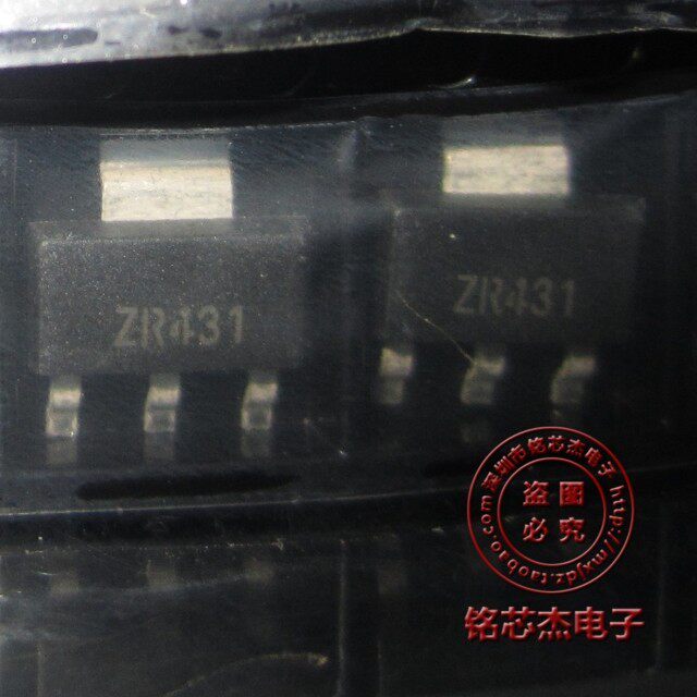 ZETEX originally adaptable precision sina shunt regulator ZR431GTA ZR431