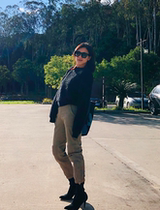 Waiting for a long time @ soup 2004 autumn and winter black cashmere circle wool loose slim pullover knitted womens sweater