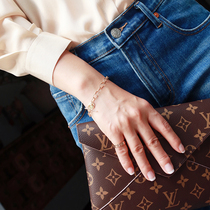 Exquisite and fashionable Tang Tang 2004 high-end womens live tail ring 18K rose gold real gold couple ring