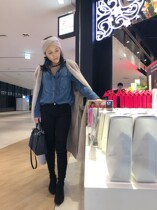 Denim shirt women 2021 Autumn New soup 2004 womens good texture top slim fashionable long sleeve shirt Women