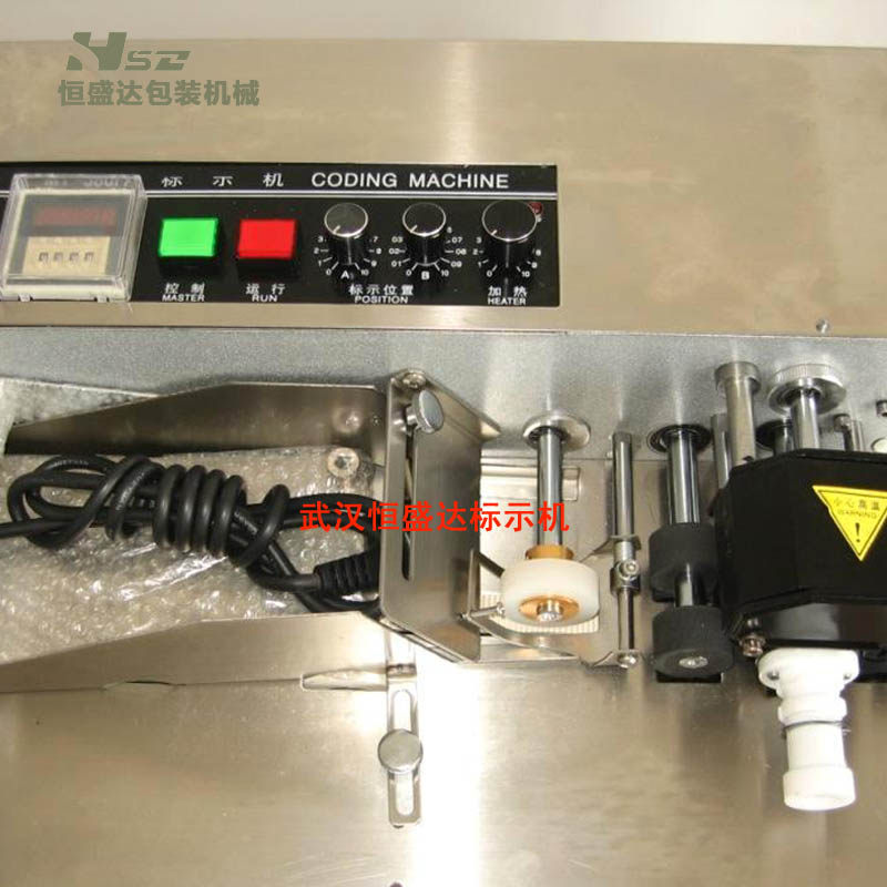 Marking Machine MY-380F Stainless Steel Ink Wheel Marking Machine Marking Machine Label Coding Machine Ink Wheel Coding Machine