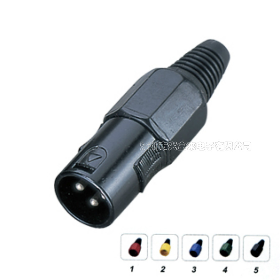 New goods three-core Cannon male head 3Pin Cannon head male head XLR audio head microphone wiring plug