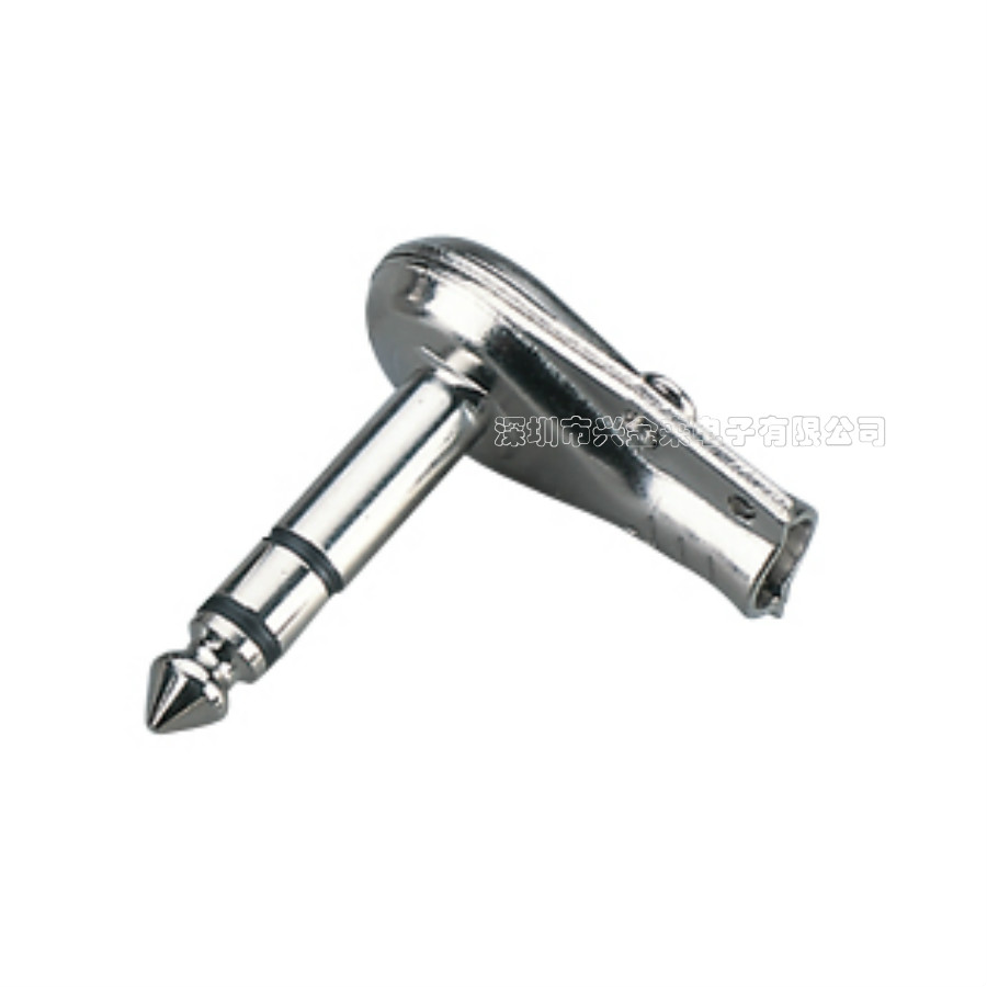 90 Degrees Right Angle Elbow Large Triple Core 6 35MM Dual Track Welding Plug 6 5 Microphone Joint Microphone Joint