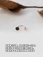 Круглый винт u -shape ушной крюк с одной ценой