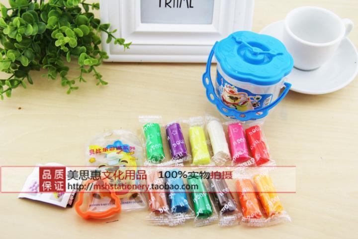 Children's Day gifts Small Toys Bebile 12 Color mud rubber mud Early teaching Puzzle Gift Kindergarten Stationery