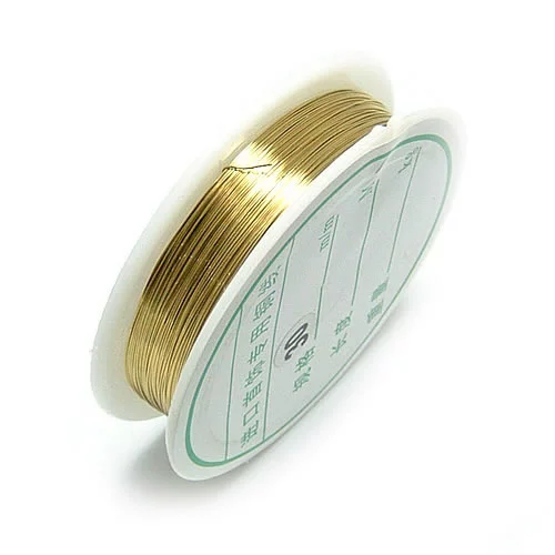 Металлические медные золотые бронзовые шелковые нитки ручной работы, 1mm