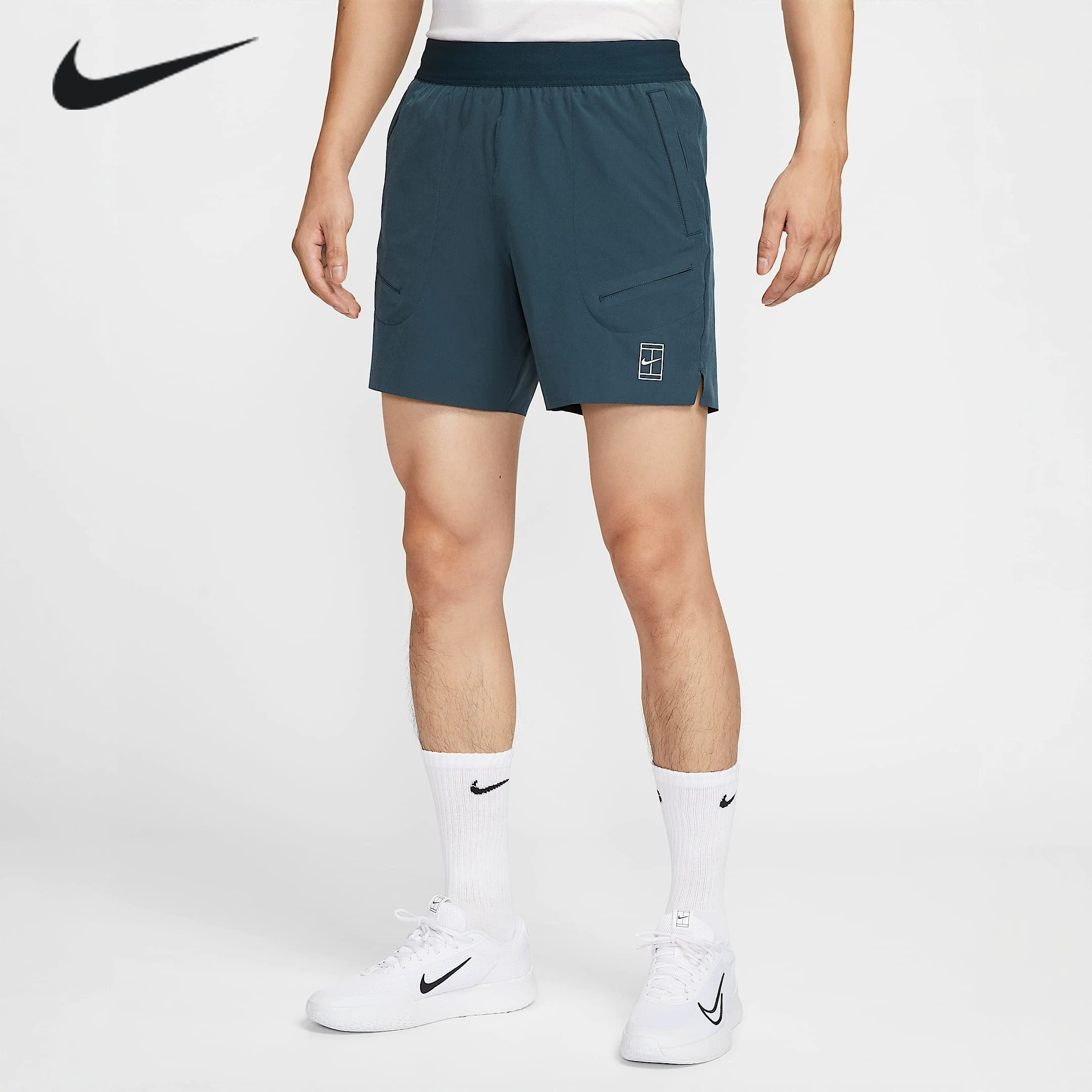 Nike, быстрая сушка, теннисные дышащие легкие и тонкие шорты для тренинга