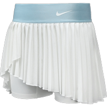 NIKE Nike tennis skirt womens quick-drying pleated skirt summer splicing with inner lining HF6596