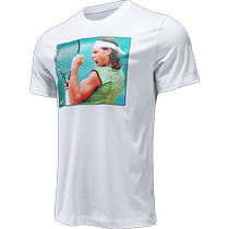 NIKE Nike Tennis Short Sleeve Nadal 2024 Summer New Quick-Drying Top Fans Tennis Suit HJ3849