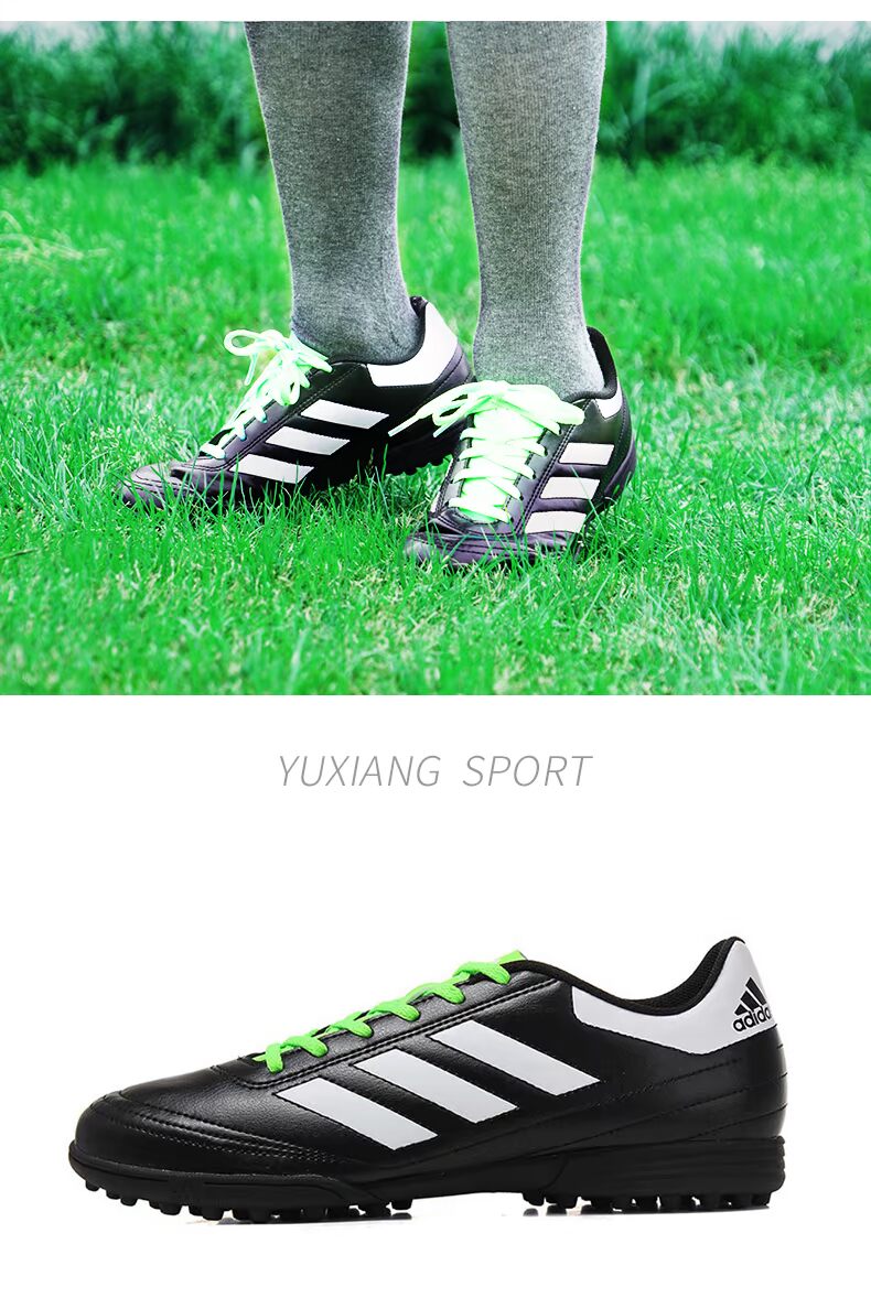 Giày bóng đá Adidas Giày thể thao nam gãy móng TF thể thao chân thực chống trượt cỏ nhân tạo giày đá banh giá rẻ