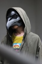 Joycos watchman pioneer Rui broken death iron Crow mask cosplay props