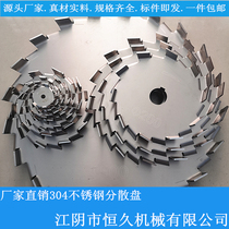 Dispersion Disc 304 Stainless Steel Dispersion Disc High Speed Disperser Disc Disperser Stirring Plate Paint Dispersing Disc Customization