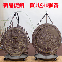 Dragon wall reverse flow incense burner Creative Buddha tea ceremony ceramic decoration sandalwood stove large plate dragon horse to success aromatherapy stove