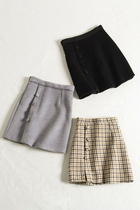 E126 clear cabin not back for original DAN autumn and winter matching fried chicken with slim and good version with high waist A character