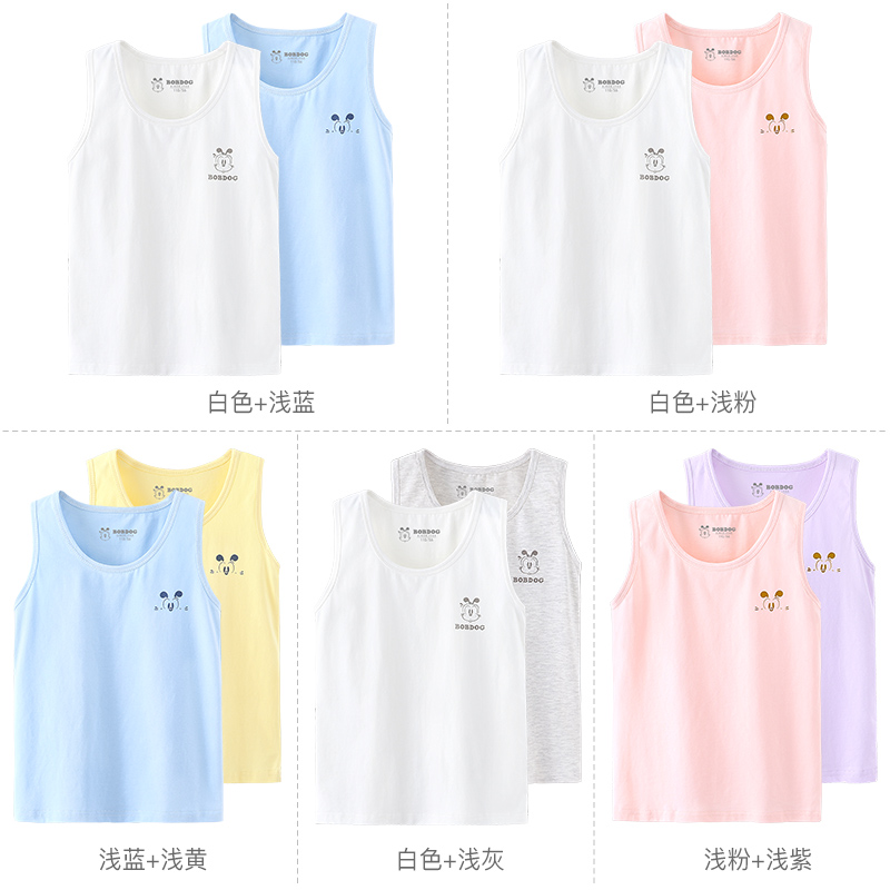 vest mùa hè bông mô hình mỏng girlwear trẻ em Babbean của bên ngoài mặc slingwear bên trong bảo vệ trẻ em bé bụng bé trai.