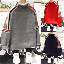 La Fleet 2020 Winter New Tide Brand Top Boys and Girls Korean Turtleneck Sweater Knit Tide 2901