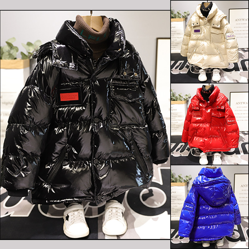 Cattle Doxine 2020 Winter Dress New Children 90 Suede Down Clothing Jacket Boy Girl White Duck Suede Jacket 7906
