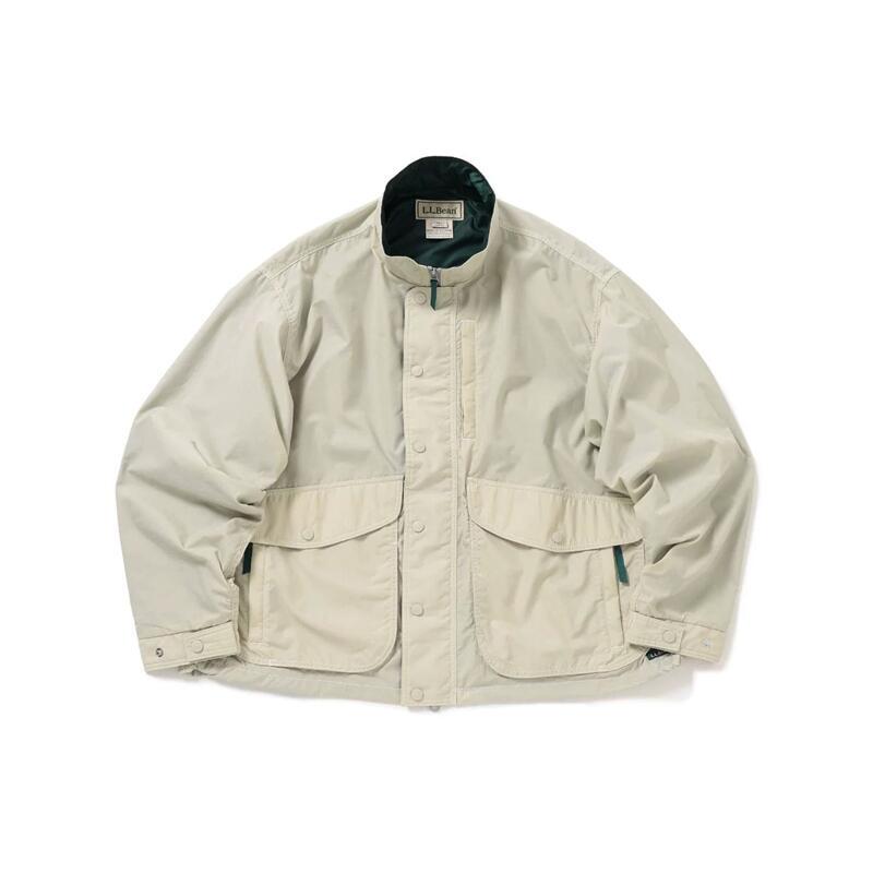 L.L.Bean Llbean Mountain-Style Outdoor Functional Waterproof Nylon Casual Loose Stand-Up Collar Jacket for Men and Women
