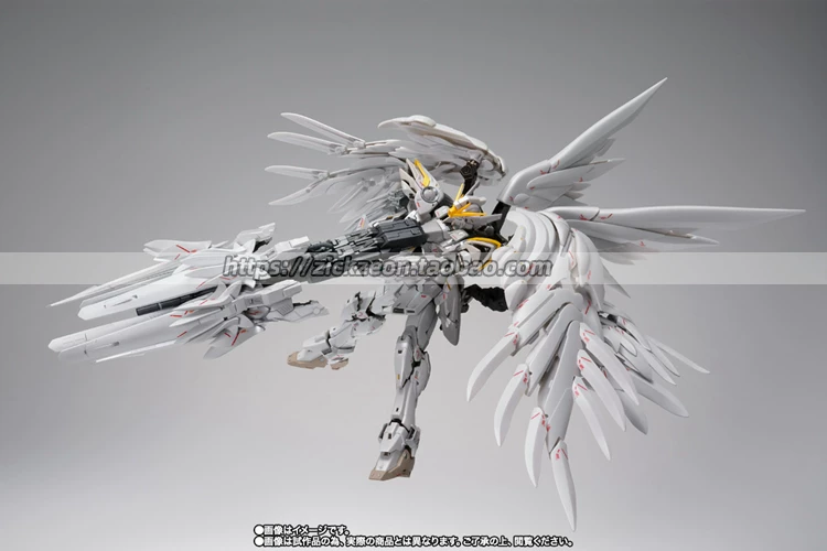 Серия BANDAI FIX: модель усовершенствованного Wing Zero Gundam, меха 1:100, модель Gundam, подходит для 14 лет и старше, Ангел Shirayukihime с налипанием волос