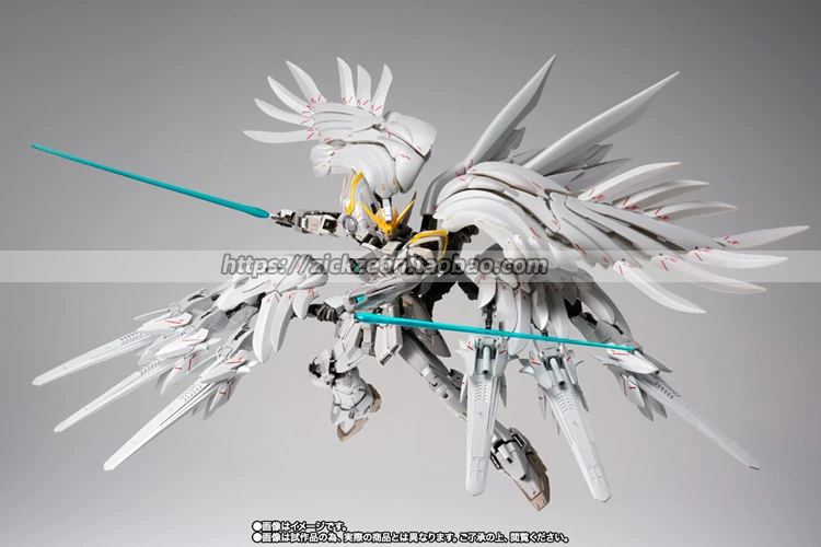 Серия BANDAI FIX: модель усовершенствованного Wing Zero Gundam, меха 1:100, модель Gundam, подходит для 14 лет и старше, Ангел Shirayukihime с налипанием волос