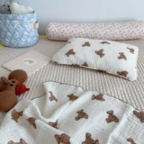 Super Soft ~ Fafamarket Южная Корея Импортированные INS, Печать Ветряного медведя детей, покрывающих одеяло на обед.