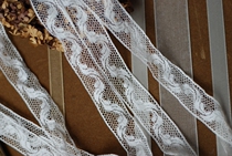 Leavers Lace French lace #30D fine cotton lace handmade DIY