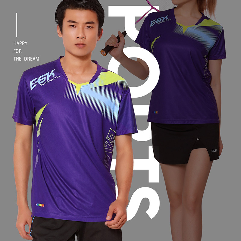 Yingerkai new professional sports couple badminton clothing 110165_210165 sweat wicking