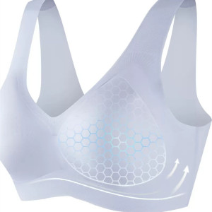 新隐冰感蜂巢背心内衣无钢圈