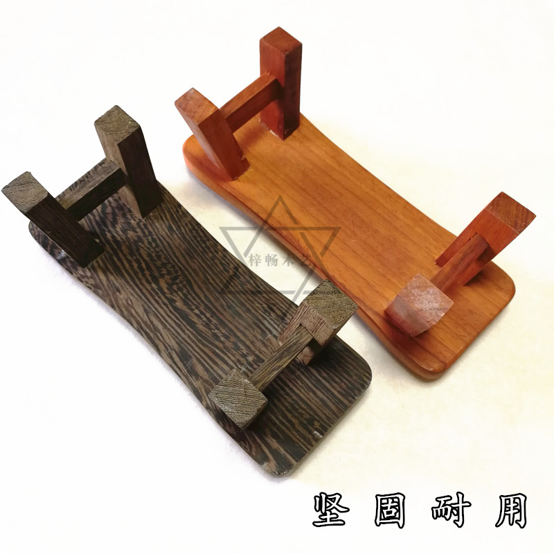 Gà cánh gỗ gỗ mun gối Chăm sóc sức khỏe Gối Gối Gối cứng gối tươi gụ đốt sống tà vẹt mát ghế nhỏ - Gối gối tựa cổ