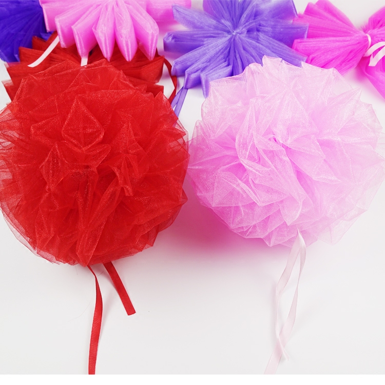 Wedding Gift Cart Big Red Flowers Stairs Decoration Yarn Mantle Snow Yarn Road Leading Finished Yarn Flower Polo Activity Decoration Crystal Yarn Big Red Flowers