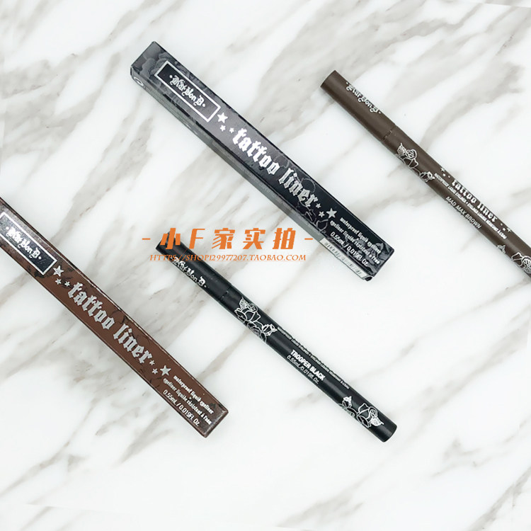 KAT VON D car accident eyeline pen kvd eyeline fluid tattoo black brown lasting waterproof without making-up