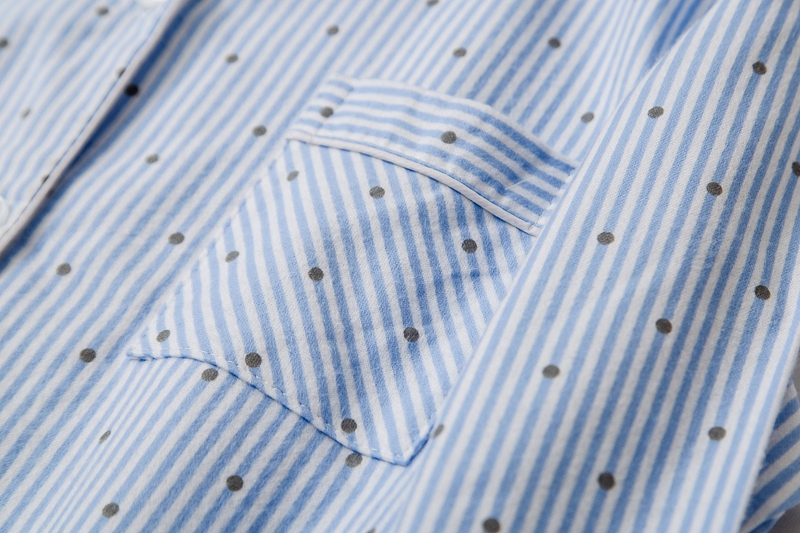 G1703 áo ngủ dài mùa thu kích thước lớn đồ ngủ dài tay cotton nhung váy ngủ cộng với phụ nữ chất béo áo len dịch vụ nhà áo ngủ đẹp