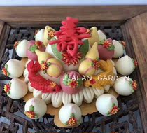  Dandong local Xiyue Haoli Birthday cake shop Shoutao cake Birthday birthday Donggang Fengcheng send cake