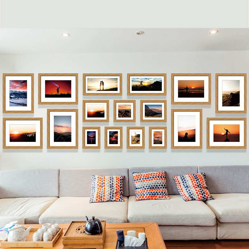 Love Thick Photo Wall Wedding Photo Gallery Living-room Background Wall Sofa Photo Frame Wall Free Flushing Assorted Photos New