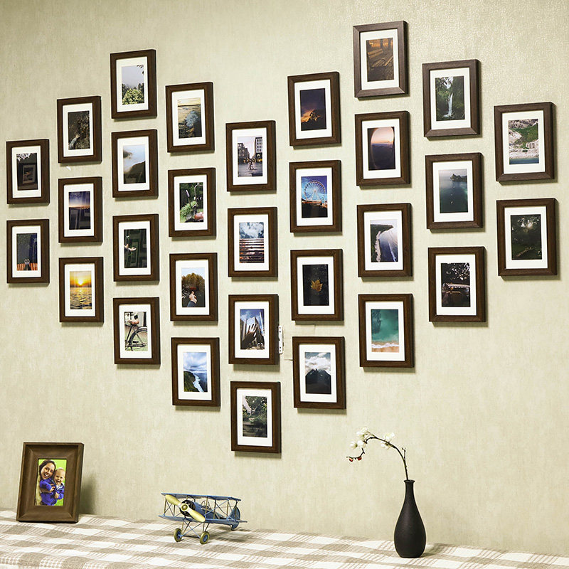 Love Creative Photo FramesPhoto wallsEmployesCustomersCultural Case Background Wall Decorations