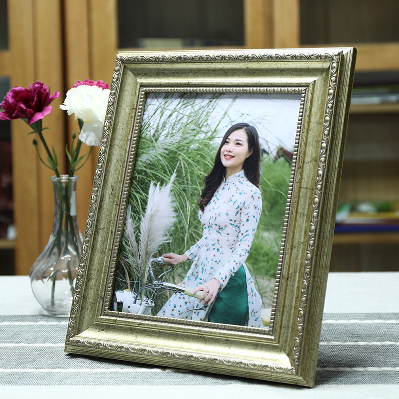 European style placement photo frame bedside photo frame 6 inch 7 inch 8 inch 10 inch decoration desk desk desk wedding photo vertical vertical