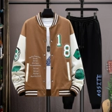 Осенняя бейсбольная форма, куртка для мальчиков для школьников, комплект, толстовка, подходит для подростков, 15 лет