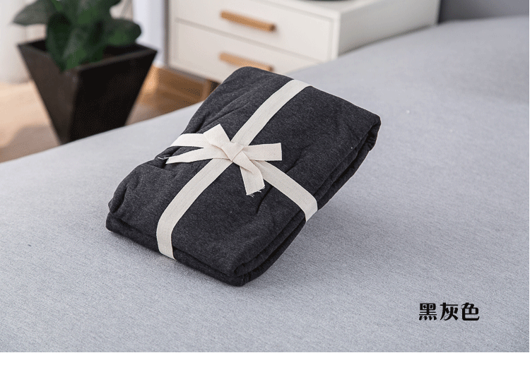 Khăn trải giường bằng vải cotton dệt kim đơn màu giường đơn 笠 ngủ nude bông cotton 1,5 / 1,8 giường - Khăn trải giường drap giường cotton