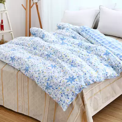 Daily single foreign trade quilt cover cotton single 1 meter 5 adult students children quilt cover cotton quilt core set AB surface spring and autumn