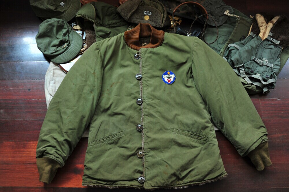 WWII Year of the Yuan Dynasty Version reed wool M43 liner jacket Alaska Base L Large number-Taobao