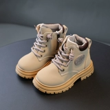 Martens, детские демисезонные короткие сапоги для мальчиков, ботинки, тренд сезона