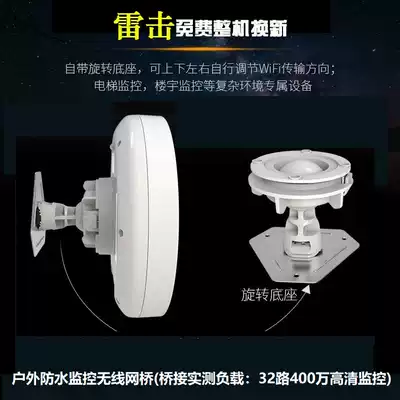 1 3 5 7 km Outdoor one-to-many wireless bridge Elevator monitoring Outdoor high-power AP wifi cpe