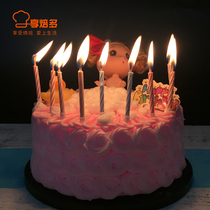 Creative Birthday Candles Gourmet Props Magic Candles Evil Fuxing Birthday Cake Blown Indefinitely Candles