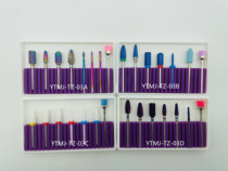 Nail removal front manicure grinding head set unarmor repair dead skin repair rear edge polishing box YTMJ-TZ-03