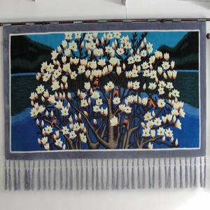 Qi Simei dày acrylic vòng tay tấm thảm chăn 120 * 240 CM cảnh living room nghiên cứu phòng ngủ tấm thảm tấm thảm