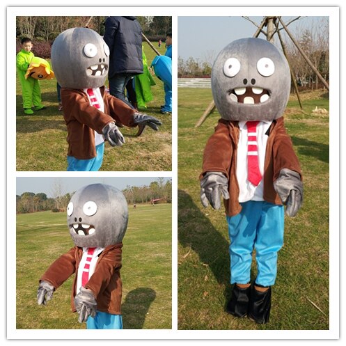 Plants vs. Zombies real-life dress-up doll headgear Sixty-one Halloween cos event props performance clothes