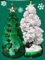 Magic Christmas Tree Magic Tree Paper Tree Flowering Watering Growth Crystal Tree Children Toys Christmas Gift Ideas