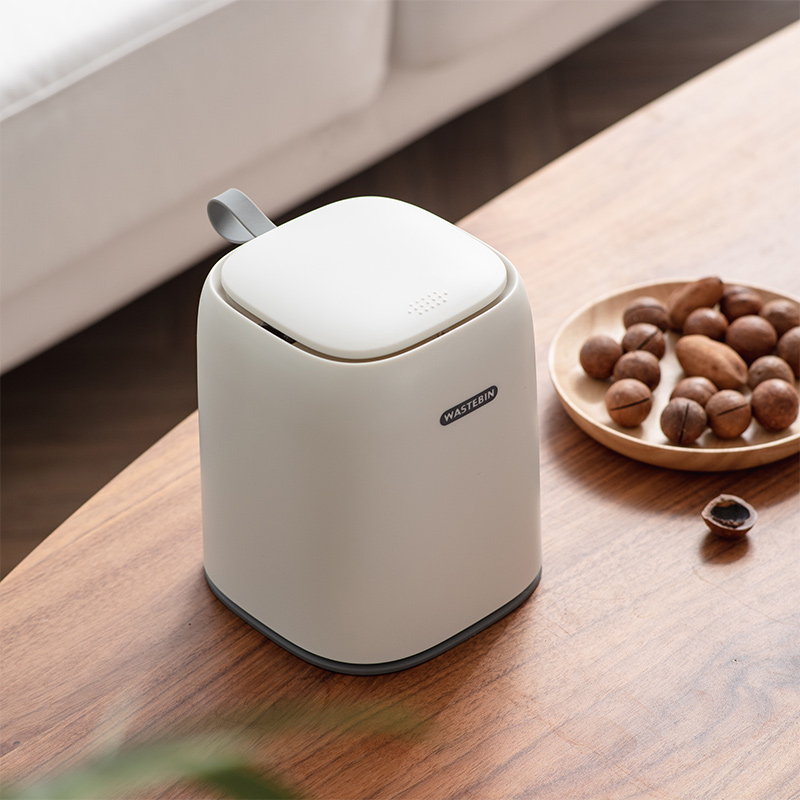 Desktop Trash Cans Nordic trash bags Home table Small wastebasket with lid Bedrooms Creative cute garbage cans