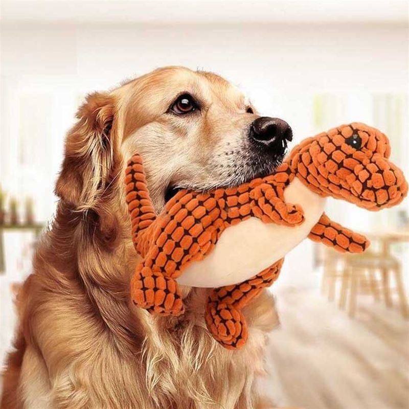Dog dinosaur sounding toy dog ​​training toy pet dog bite-resistant molar teeth cleaning pet dog toy