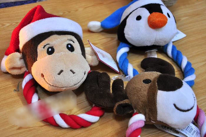 Chó đồ chơi sang trọng mol mol cắn đào tạo Teddy gấu con chó con mèo đồ chơi cung cấp vật nuôi chó nhai - Mèo / Chó Đồ chơi